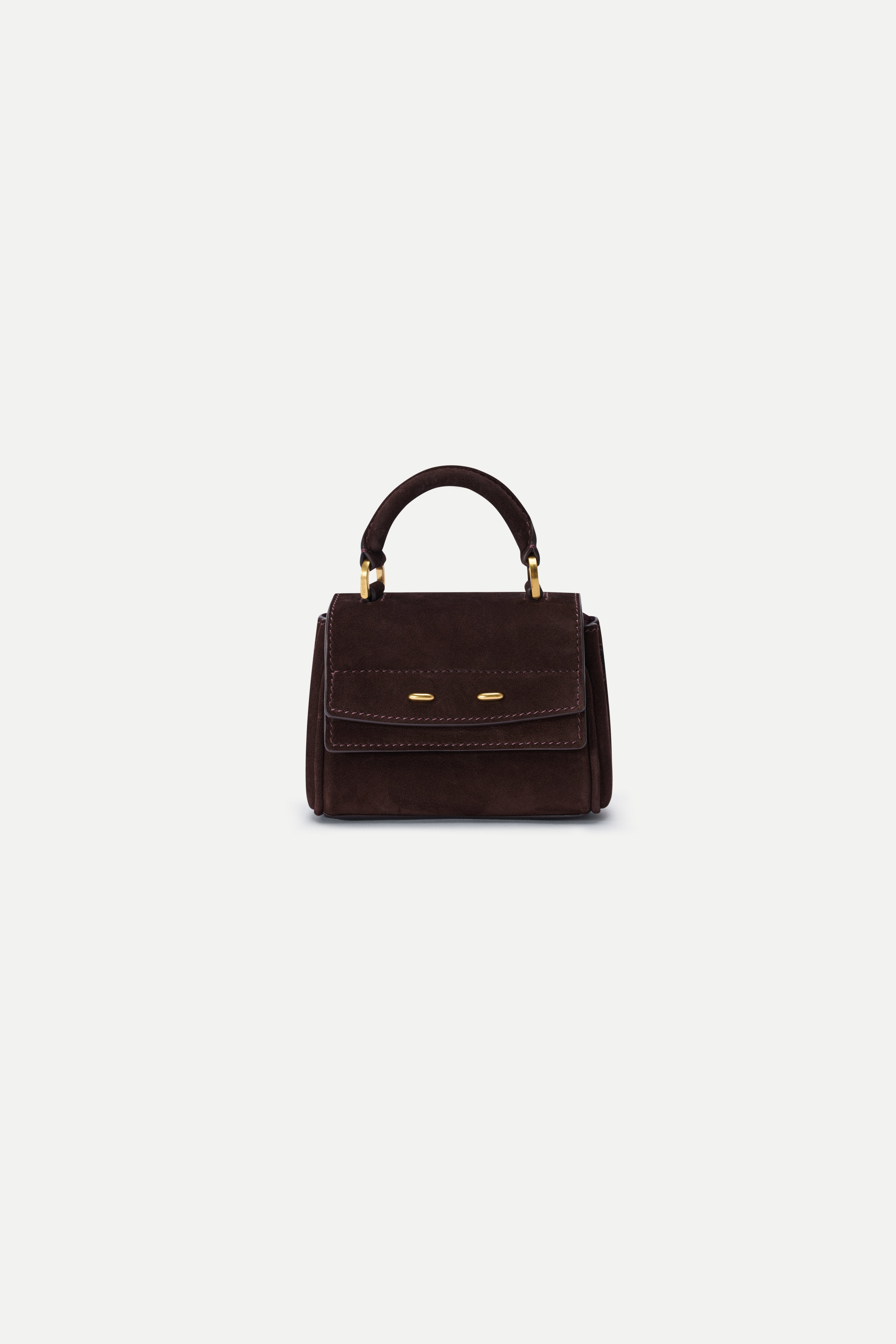 Rialto Mini Charm Bag in Top-grain Matte Cowhide Leather