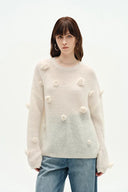 Sally Knit Sweater in Angora Mohair