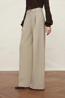 Pantalones holgados Solo en mezcla estilo lino