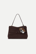 Charm para bolso Sita Pony en fieltro de lana y cuero