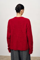 Ember Grobstrickpullover aus Alpaka-Woll-Mischung mit Zopfmuster