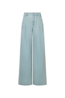 Cindy Leichte Weite Jeans aus Vintage-Wasch-Denim