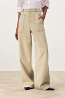 Flania Cargo Jeans in Cotton Denim