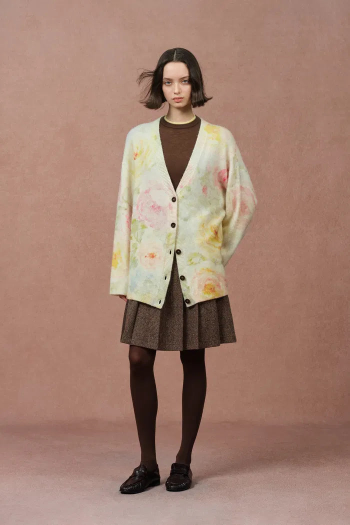 Dorothy Knit Cardigan in Merino Alpaca Blend