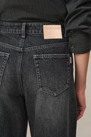 Echo Floor Length Wide Leg Jeans in Turkish Cotton Denim