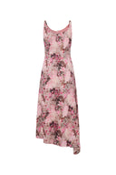 Doris Floral Slip Dress in 22MM Mulberry Silk