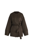 Abrigo corto Ryan Wool en doble faz de merino y cachemira