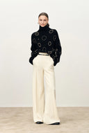 Pantalones casuales con cinturón Gallop en lana merino