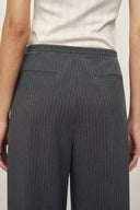 Caroline Pinstripe Drawstring Tailored Pants