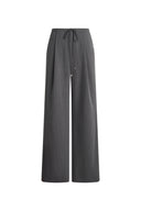 Caroline Pinstripe Drawstring Tailored Pants