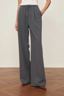 Caroline Pinstripe Drawstring Tailored Pants