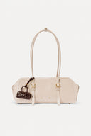 Monti Mini Bag Charm in Oiled Waxed Top Grain Leather