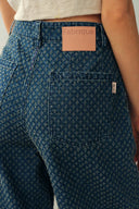 Jeans Sunny de pierna ancha en denim de algodón - ajuste actualizado en la cintura