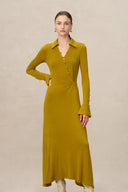 Vestido anudado Ruby en mezcla de lana y Thermolite