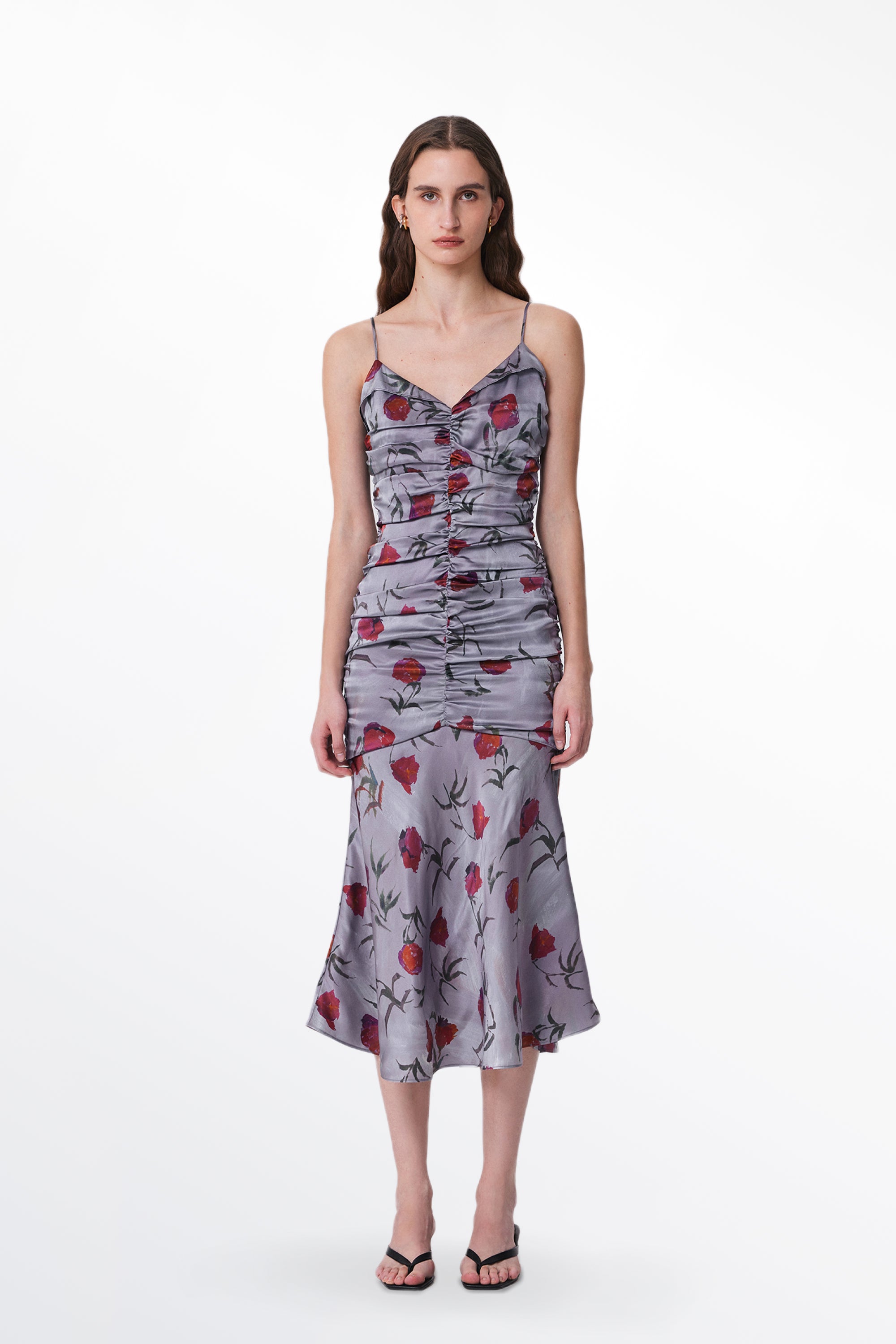 Lee Hand-Painted Rose Dress