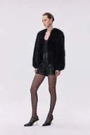 Veste Ariana en Fourrure Synthétique Doublement Enduite Premium