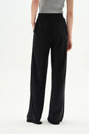 Lara Wide Leg Comfy Pants in Modal-Acetate Knit