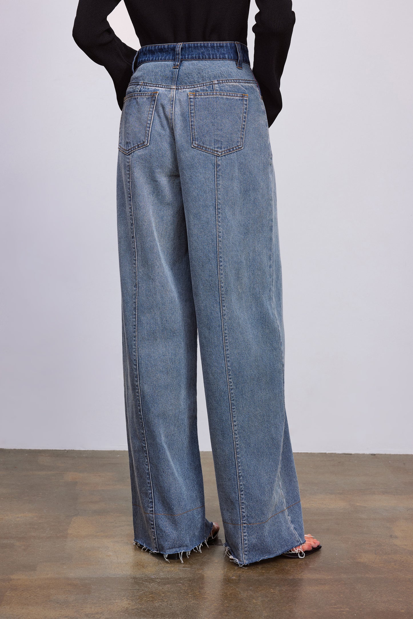Marley Colored Pocket Jeans in Cotton Denim