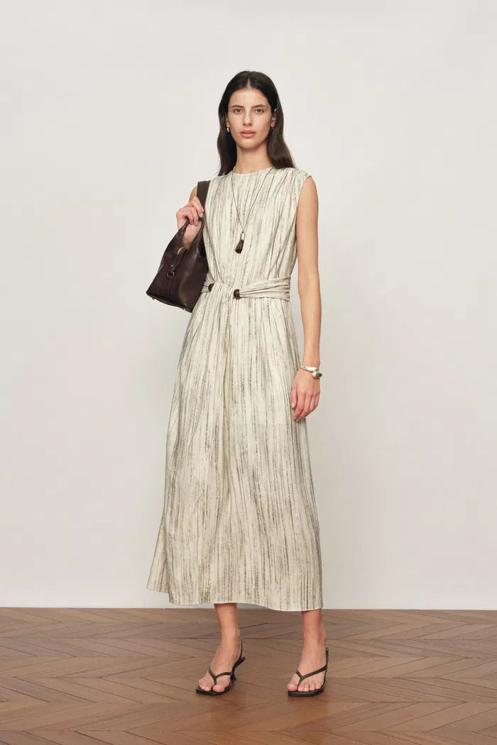 linen black shift dress Bennette Dress - Black main image 0