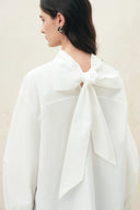 Chicago Reversible Deconstructed Scarf Tie Blouse
