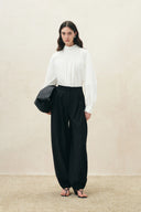 Chicago Reversible Deconstructed Scarf Tie Blouse