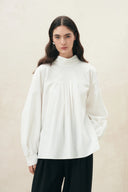 Chicago Reversible Deconstructed Scarf Tie Blouse