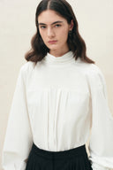 Chicago Reversible Deconstructed Scarf Tie Blouse