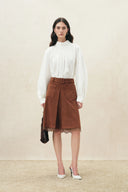 Chicago Reversible Deconstructed Scarf Tie Blouse