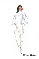 Chicago Reversible Deconstructed Scarf Tie Blouse
