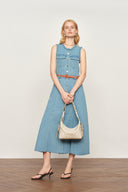 Clio Slouchy Swing Bag in Smooth Top-Grain Leather
