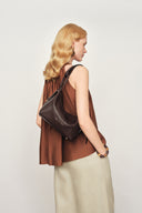 Clio Slouchy Swing Bag in Smooth Top-Grain Leather