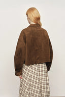 Coddenham Jacket in Faux Suede