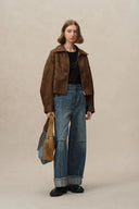 Coddenham Jacket in Faux Suede