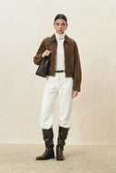 Coddenham Jacket in Faux Suede