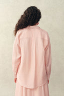 Colette Embroidery Shirt in Linen Blend