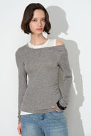 Cora Multiway Sheer Layered Tank and Tee Set