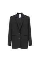 Traje Blazer Sander con Costuras a Mano en Contraste en Lana Merino Fina