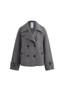 Catherine Double Faced Cabanse Coat in Merino Wool
