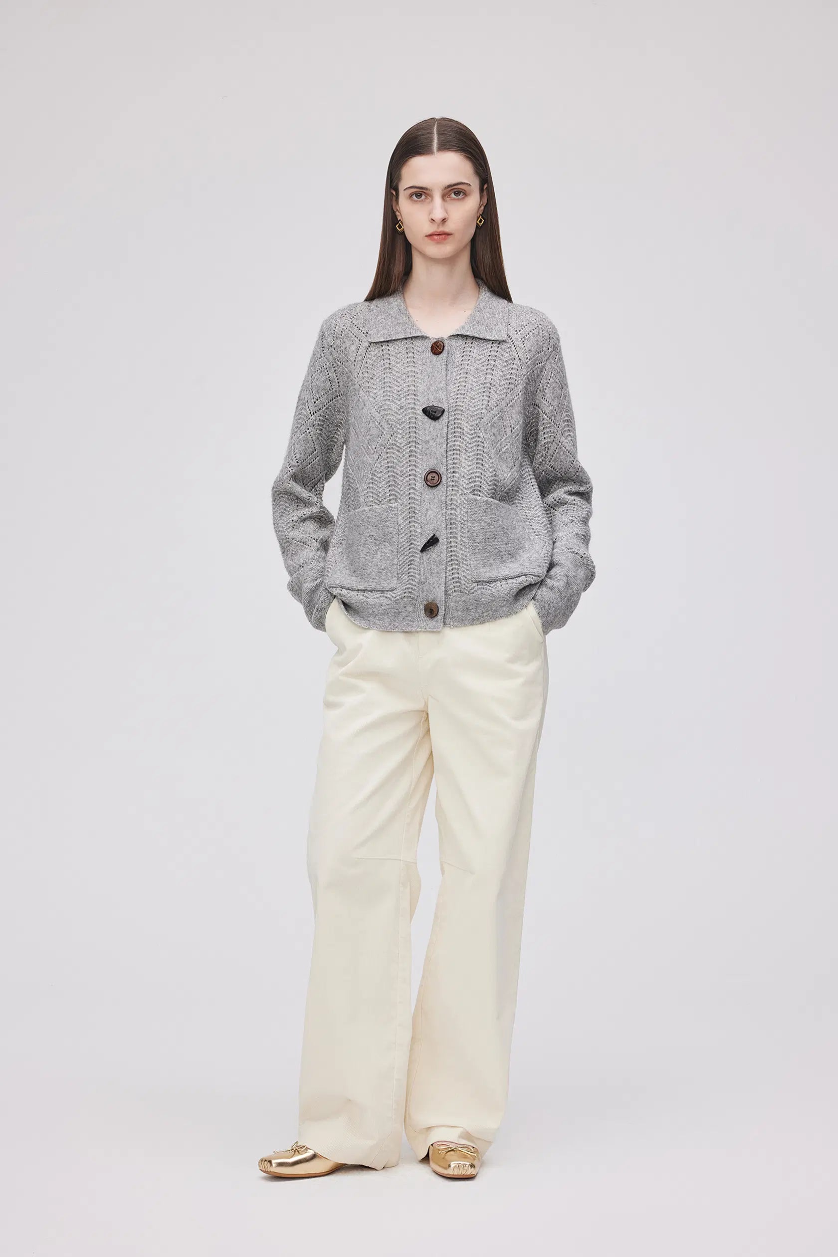 Felicia Cardigan Wool Mohair Knit