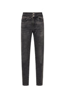 Eliza Fleece Voering Skinny Jeans in Rekbare Denim