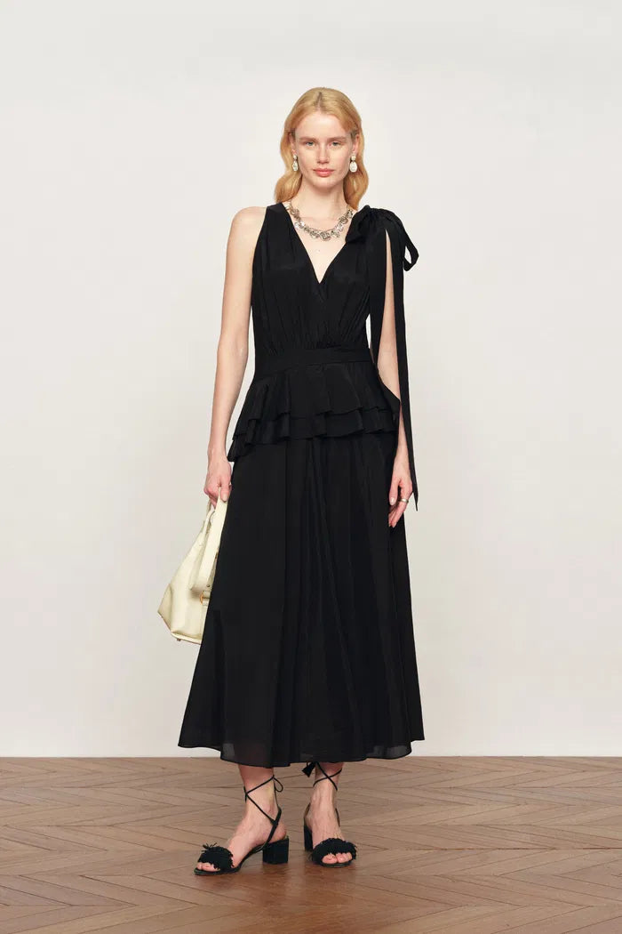 Yvonne Two Way Sleeveless Dress in Bubble Cotton