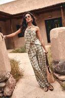 Jorien Drape Pants in Crinkled Silk Blend