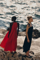 Sofia Embroidery Sleeveless Top and Skirt Set