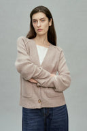 Sofia Double Pocket Cardigan in Merino-Cashmere Knit