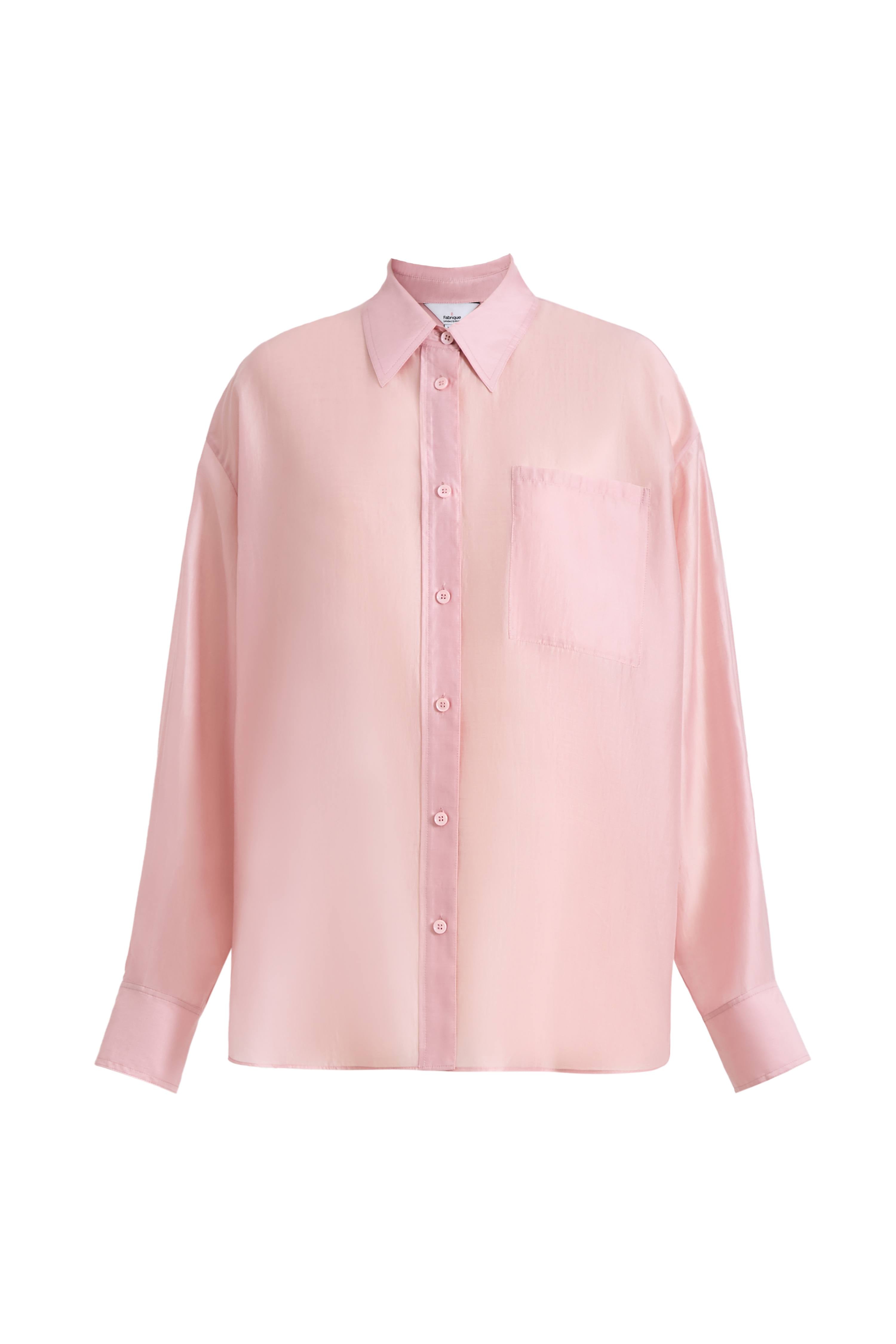 pink dress up shirt Collars & Co Apex Performance Dress Shirt Light Pink Twill / Large