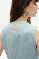 Elodie Denim Vest in Summer Denim