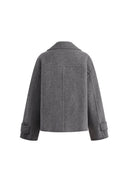 Catherine Double Faced Cabanse Coat in Merino Wool