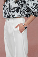 Jean Cassie taille basse en denim Lyocell