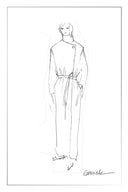 Karla Stand Collar Coat in Merino Wool