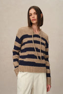 Ray Striped Sweater in Alpaca-Wool Blend Knit